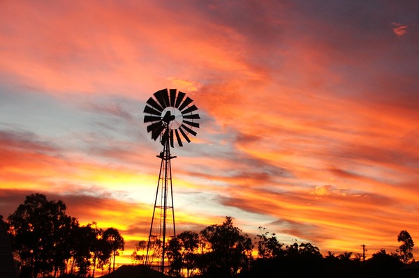 Sunset on the Tablelands