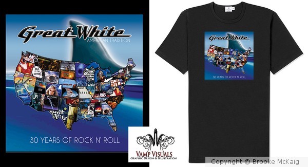 Great White t-shirt for 30 years