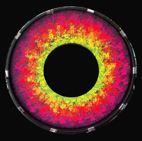 Black Hole on Drumhead