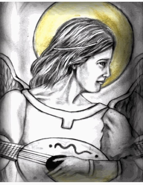 Archangel Michael.. Mural study