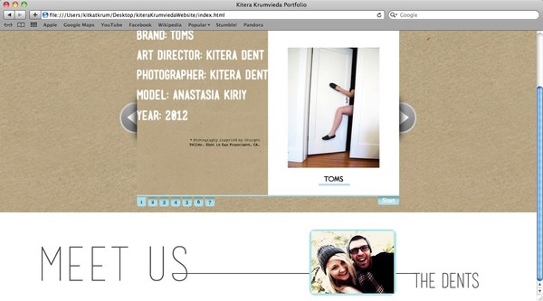 Website Design scrolled down
