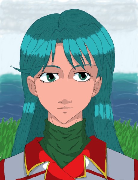 High Priestess Portrait Colored