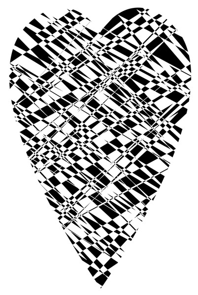 Black and white