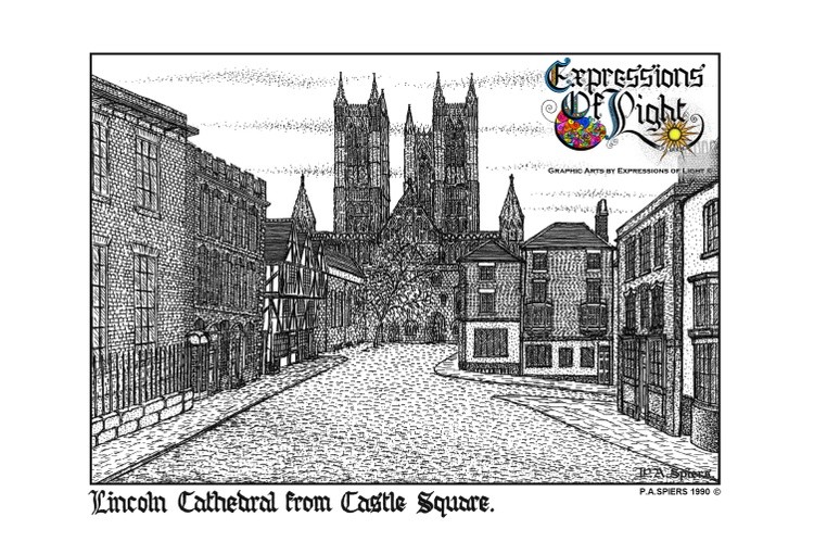 ExpoLight-Graphic-Arts-Lincoln-Cathedral-Castle-Square-1990-0001 (Pen-&-Ink-Mono-SP)
