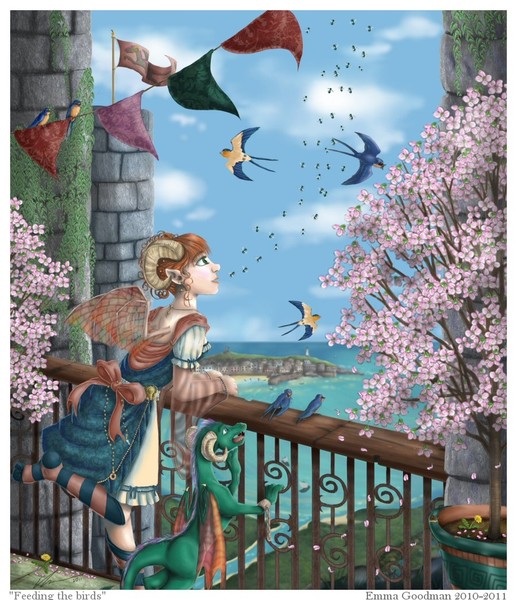 Feeding the birds