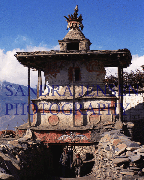 Nepal - Passing Underneath the Temple