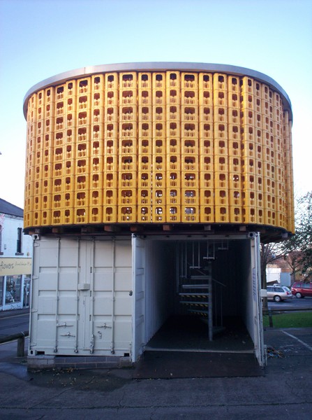 Crate House, Art Installation in Castleford