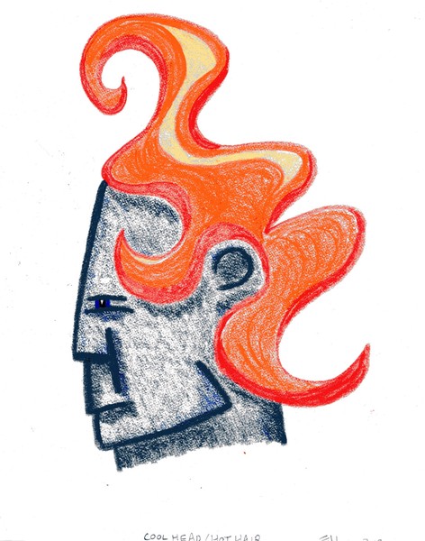 Cool Head-Hot Hair