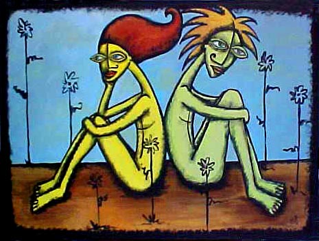 in the garden