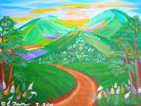 Three Colorfull Hills