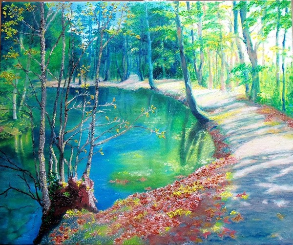 Old park  in September