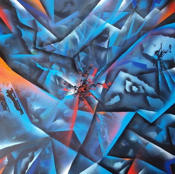 Abstrakt sprayart 14