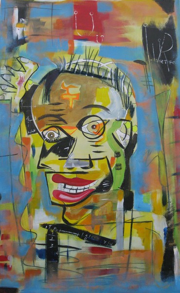 Game Face: Original Acrylic Abstract Painting