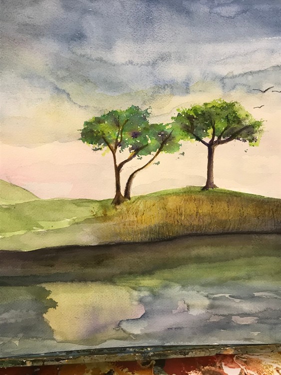 Plein air at the lake