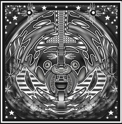 B/W Abstraction Image#002Byac