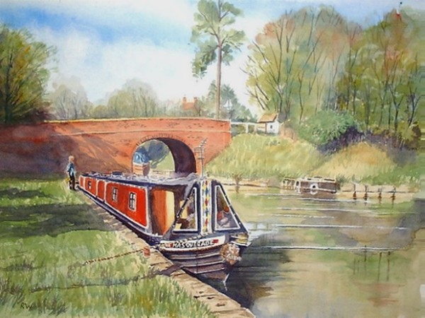 Masqurade moored at Pewsey Wharf