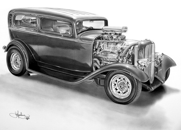HotRod drawing