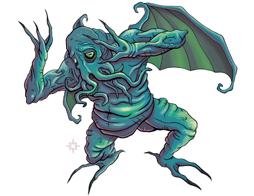 Cowering Cthulu