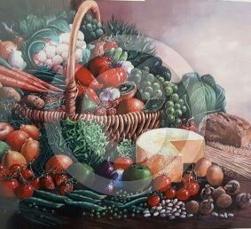 The Basket. Vegetables and fruit