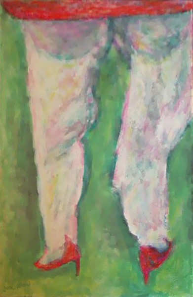 red shoes