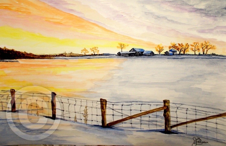 Farm in the Winter