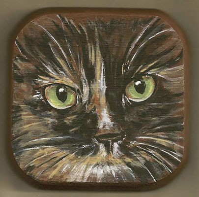 Calico Cat Face Box