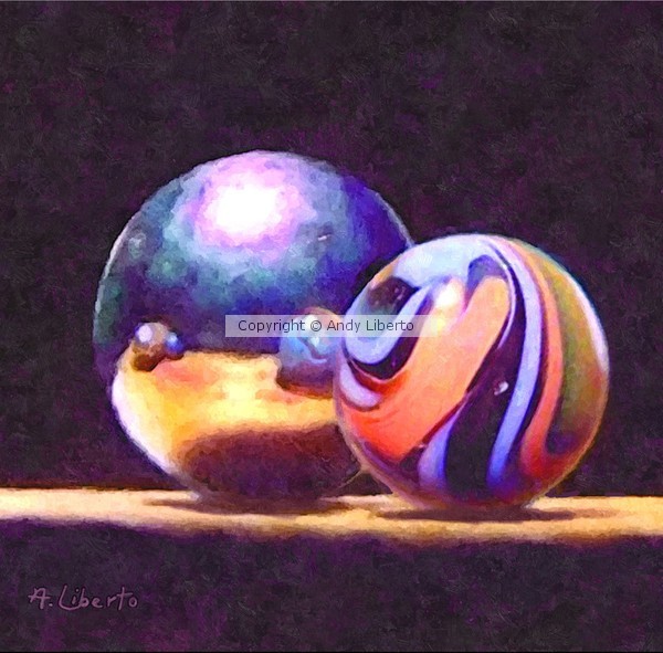 Still life with Marbles #1