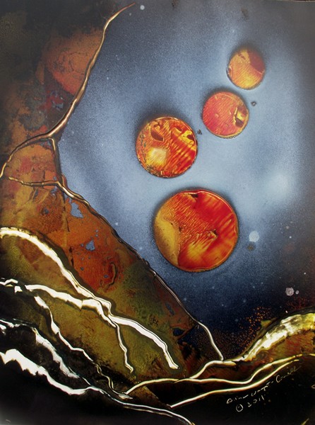 Valley of the Moons Spray Paint Art
