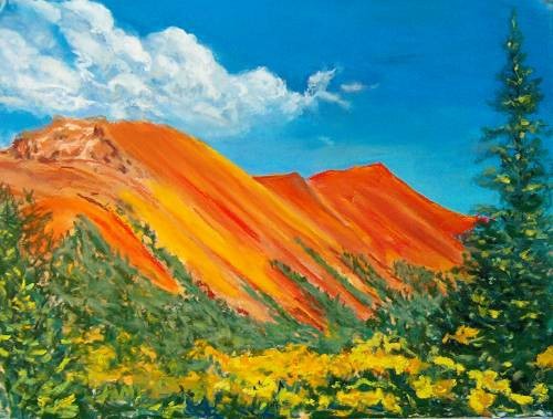 Red Mountains in Colorado