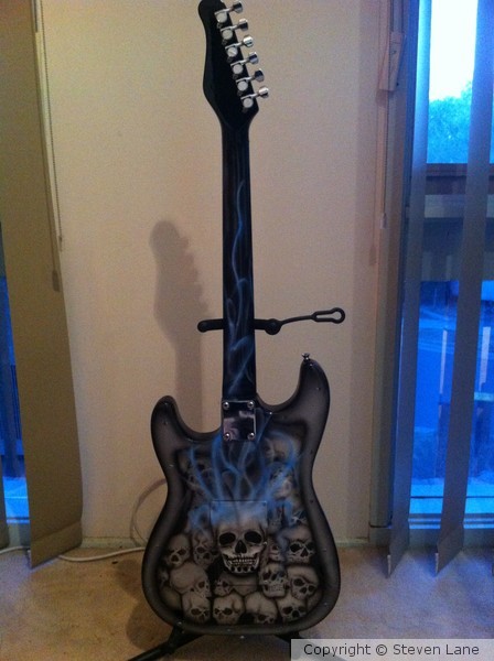 Electric Guitar Back