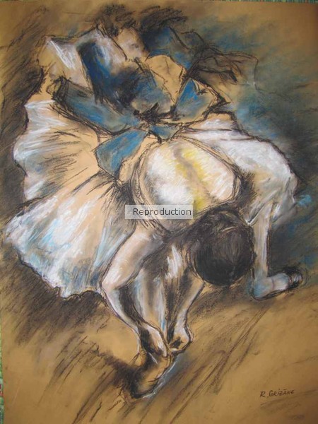 Study of Degas ballerina