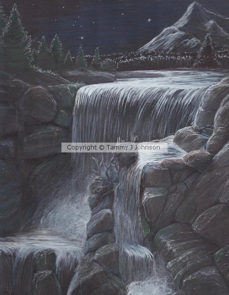 moonlit falls