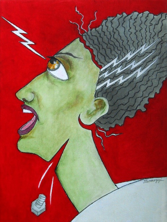 Mrs. F. -- Bride of Frankenstein