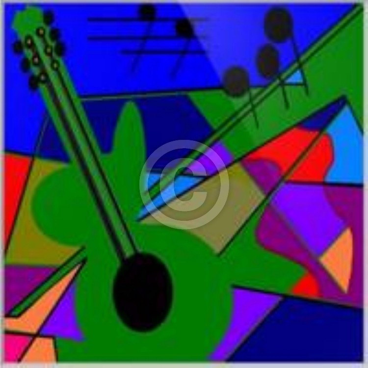 Abstract Guitar