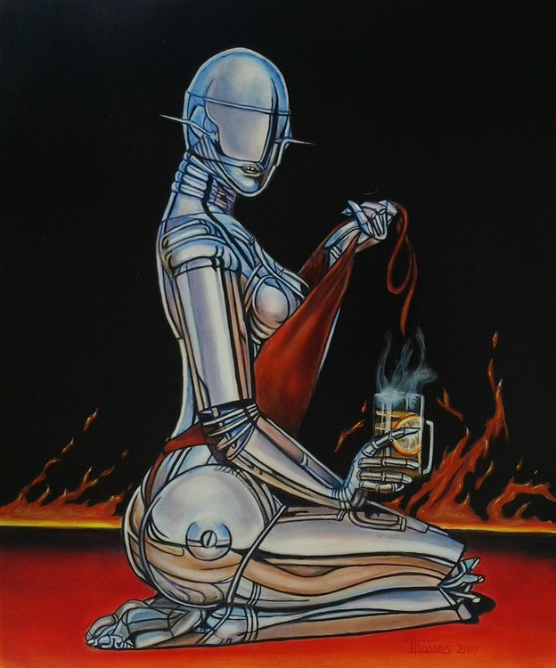 Robogirl Burnout (Soroyama copy)
