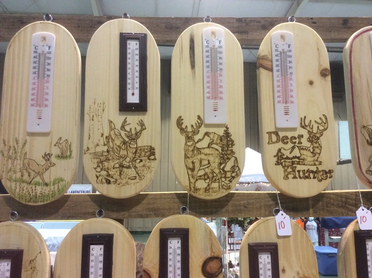 Custom Wood Burn Thermometers