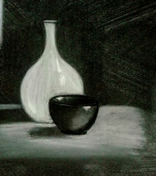 Tone and charcoal study