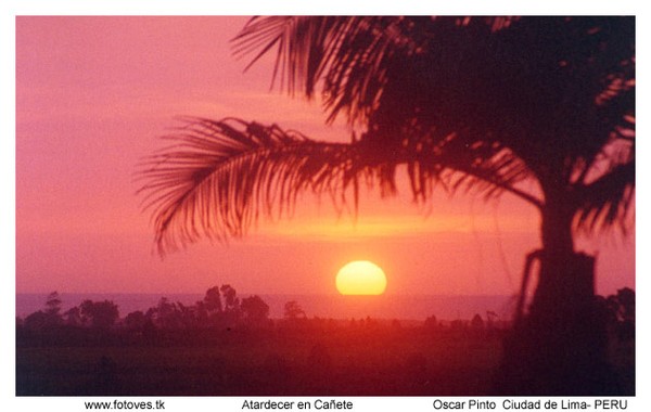 Sunset in Cañete, Lima-PERU