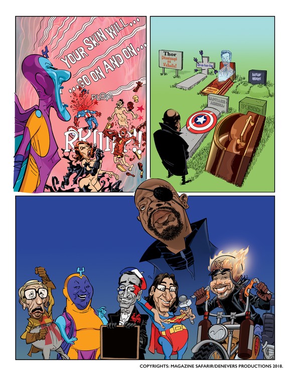 The Avengers movie Parody Movie (Safarir Magazine)