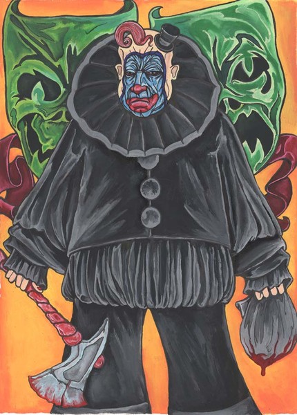 NEVER HECKLE A CLOWN