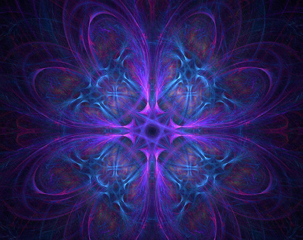 Blue and purple
