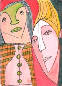 Funky Bunch - ACEO - SOLD