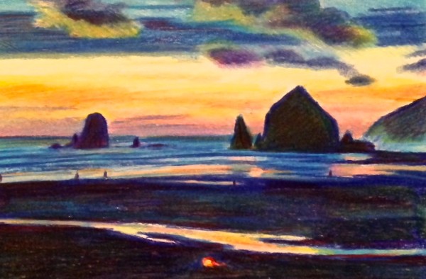 Cannon Beach Summer Night
