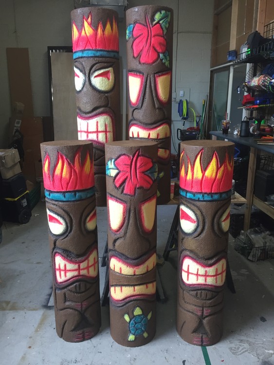 totem poles