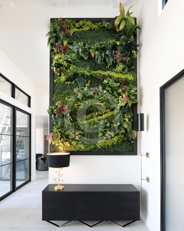 green wall