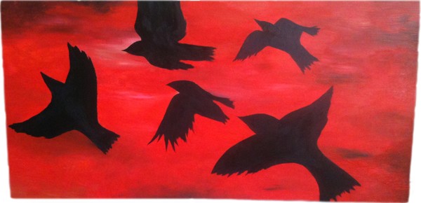 black birds