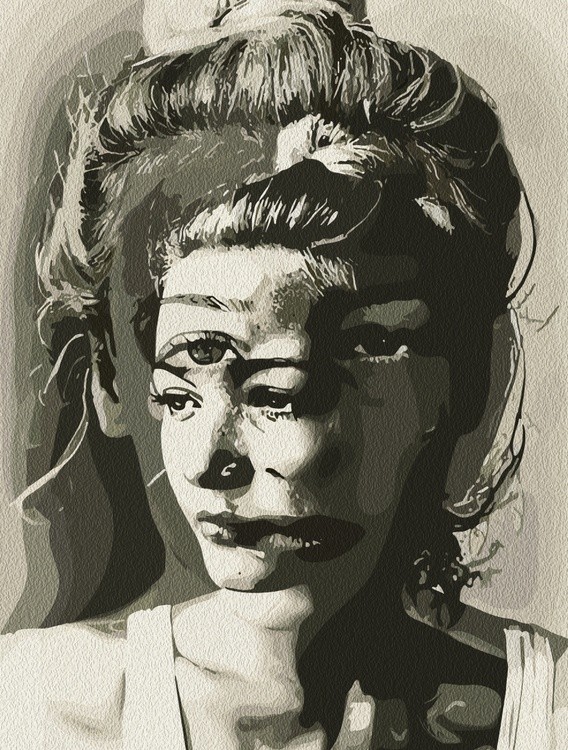 Surreal Multi-Eyed Portrait – Abstract Psychedelic Art