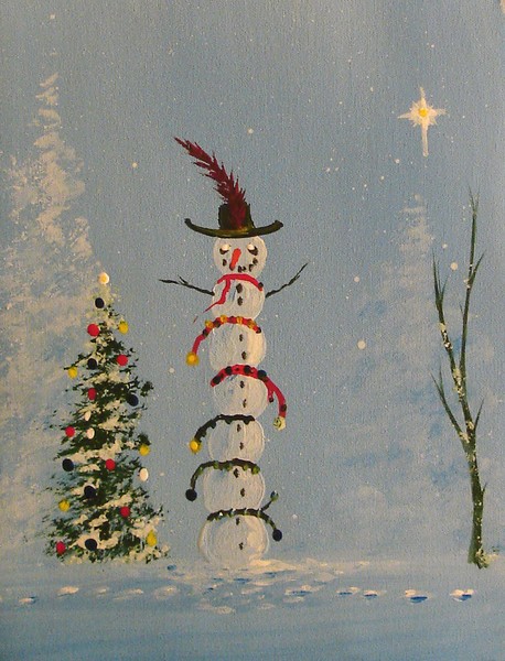 Stack them high Snowman