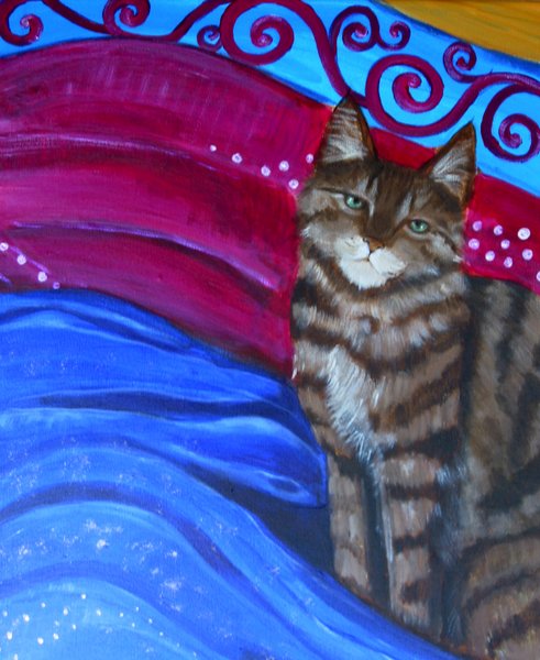 Cat Part of Triptych