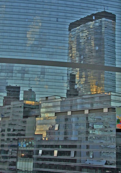Reflections in glass